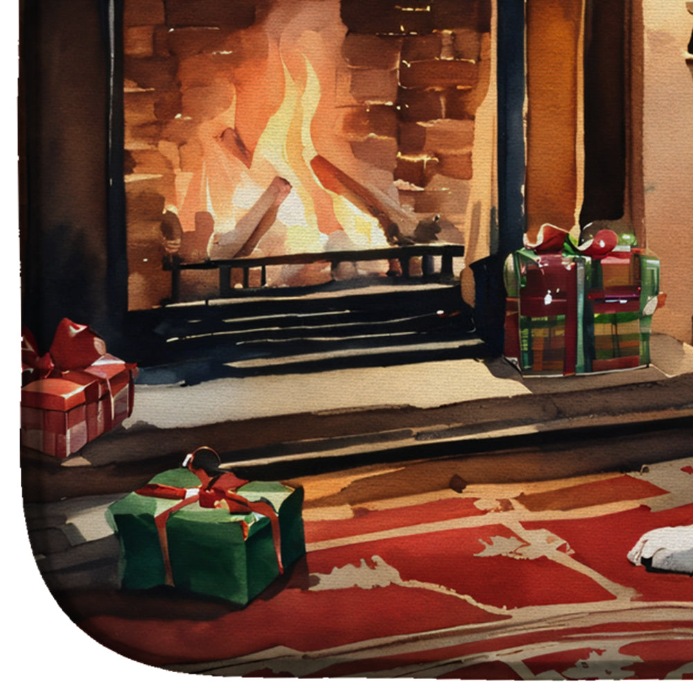 Boxer Cozy Christmas Dish Drying Mat