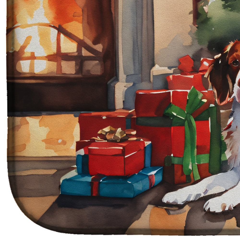 Brittany Cozy Christmas Dish Drying Mat