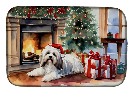 Buy this Havanese Cozy Christmas Dish Drying Mat