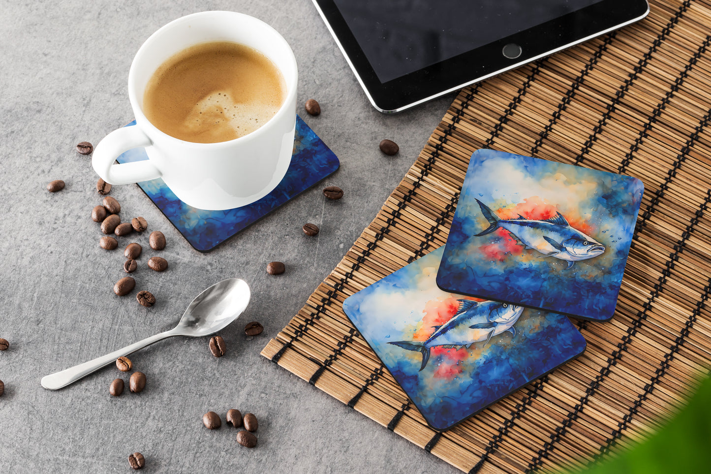 Bluefin Tuna Foam Coasters