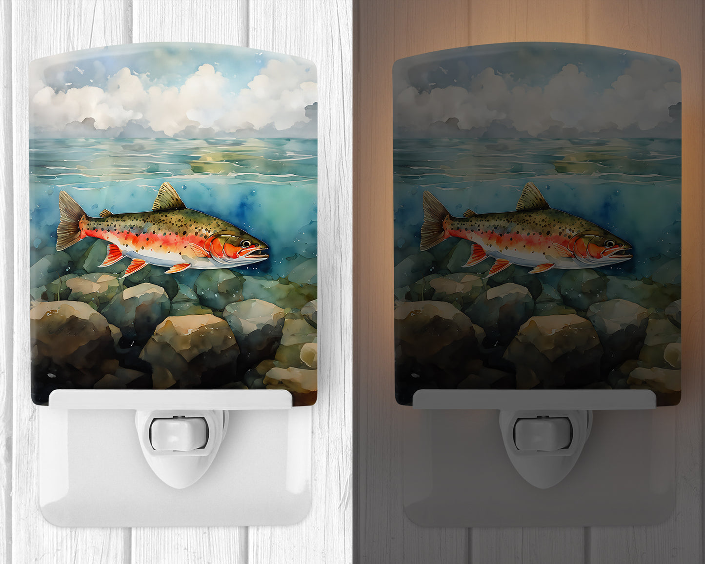 Brook Trout Ceramic Night Light