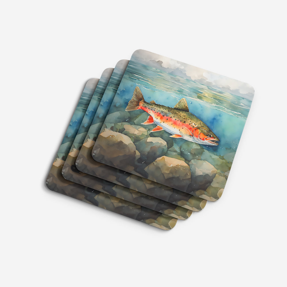 Brook Trout Foam Coasters