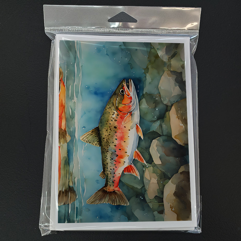 Brook Trout Greeting Cards Pack of 8