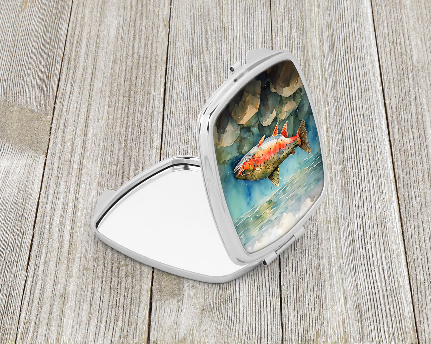 Brook Trout Compact Mirror