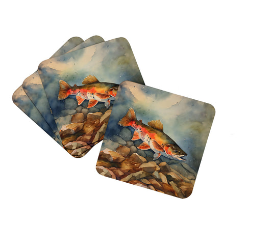 Buy this Brook Trout Foam Coasters