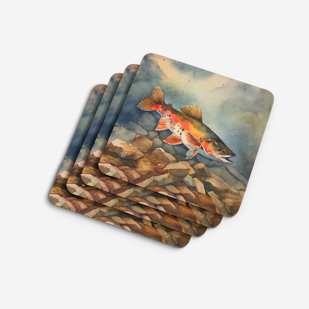 Brook Trout Foam Coasters