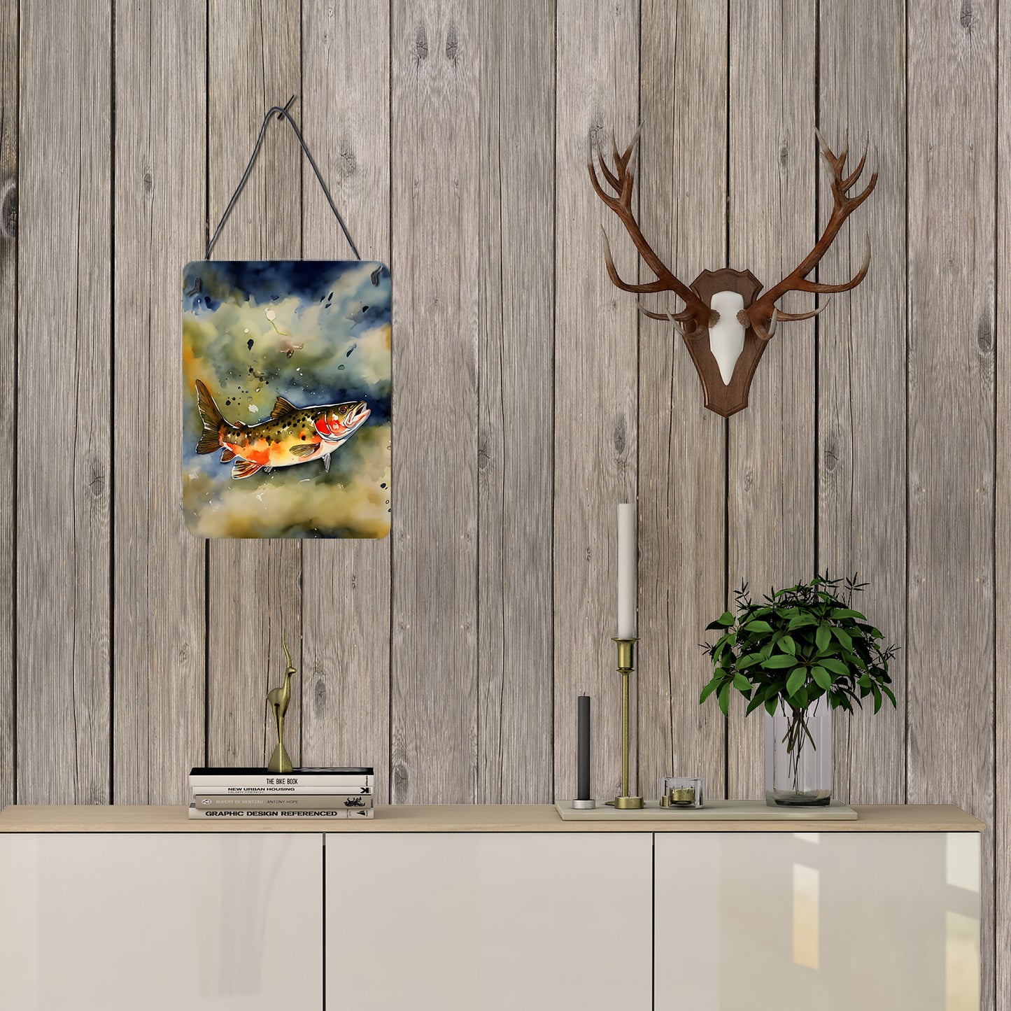 Brook Trout Wall or Door Hanging Prints