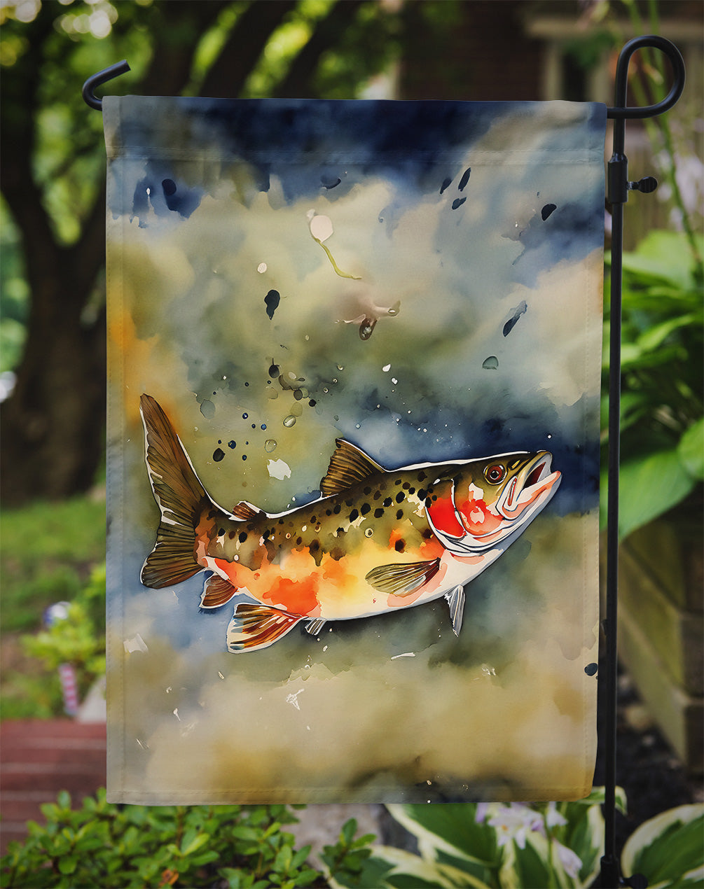 Brook Trout Garden Flag