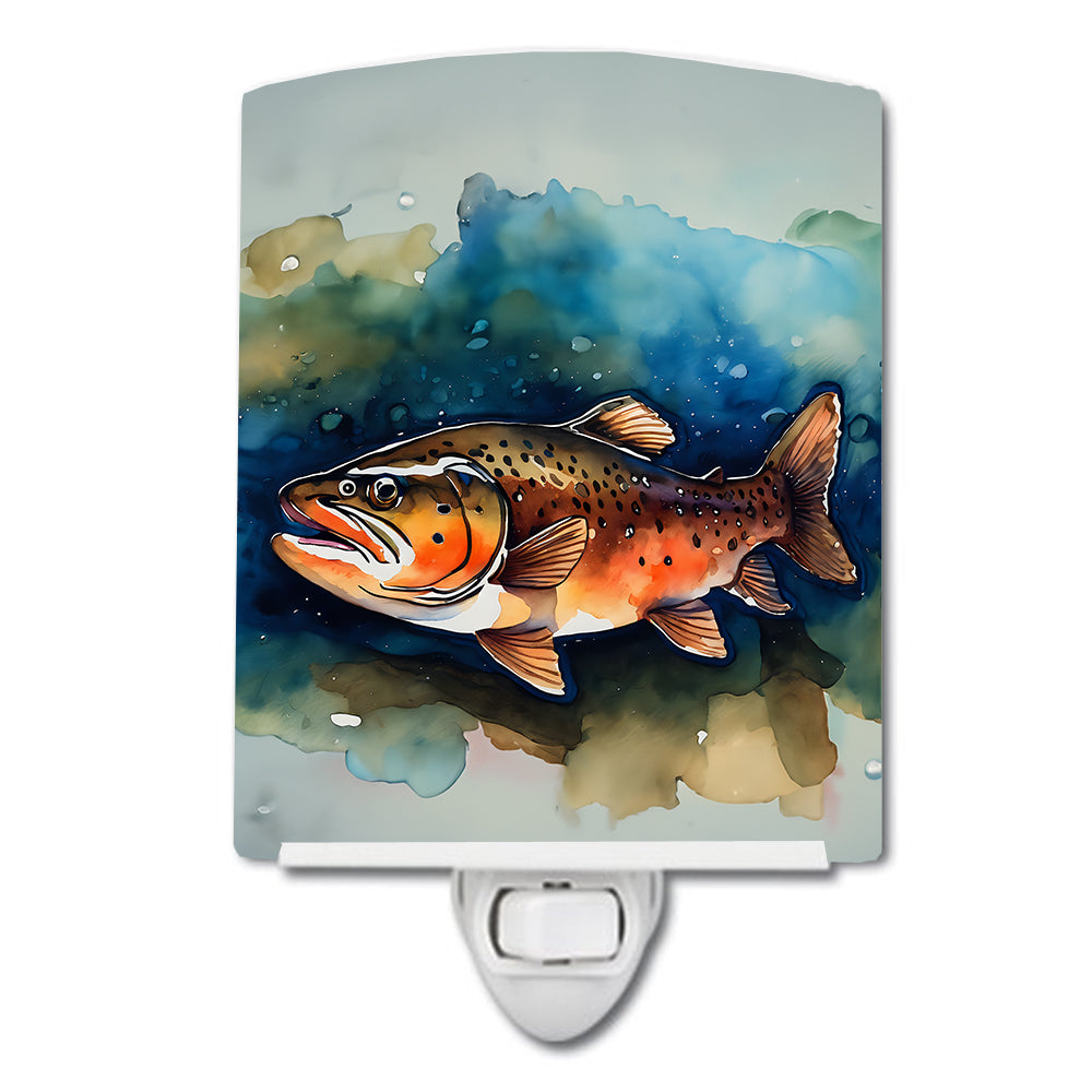 Buy this Brown Trout Ceramic Night Light