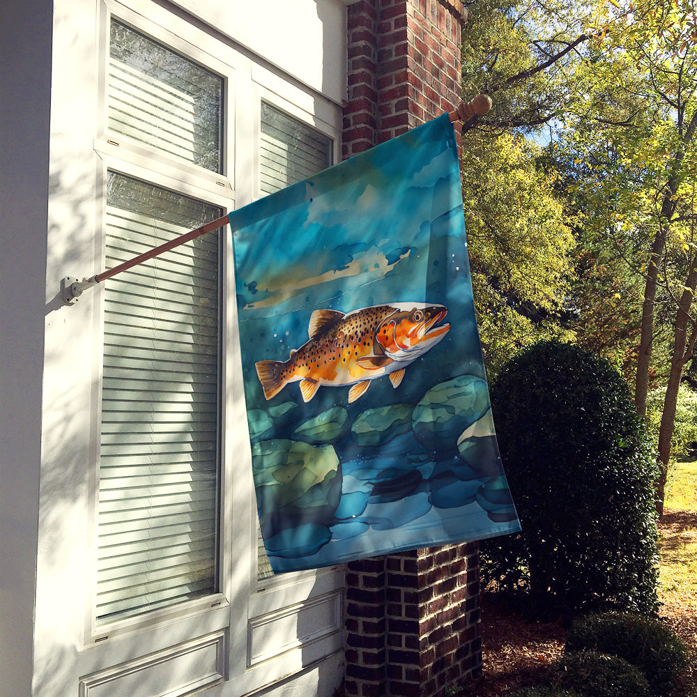 Brown Trout House Flag