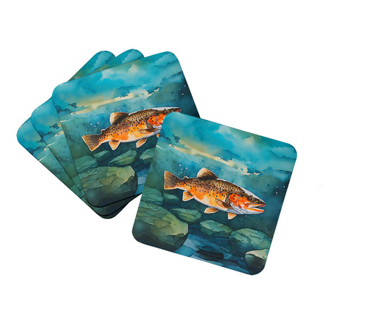 Buy this Brown Trout Foam Coasters