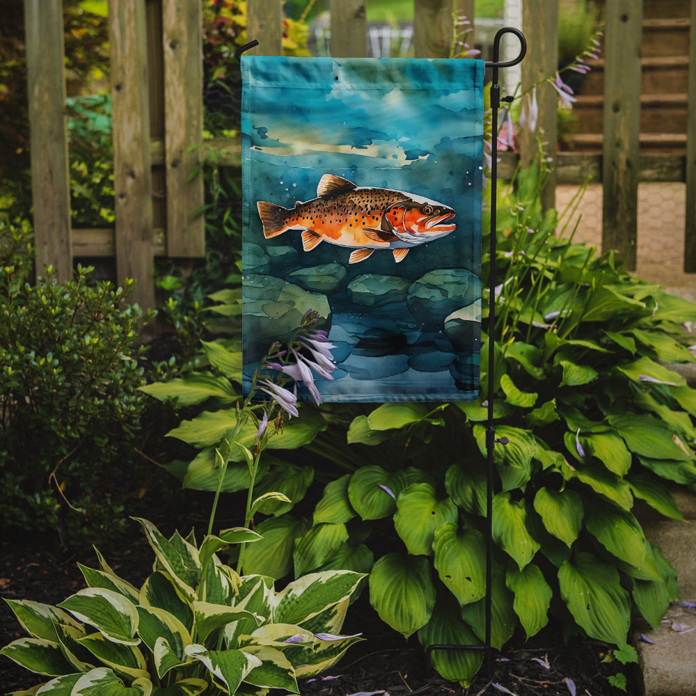 Brown Trout Garden Flag