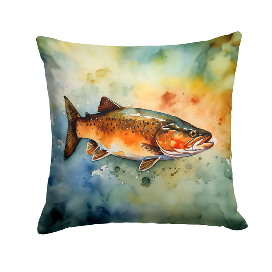 Buy this Brown Trout Throw Pillow