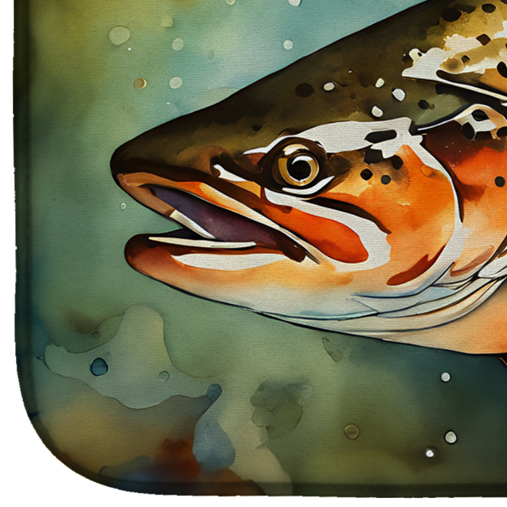 Brown Trout Dish Drying Mat