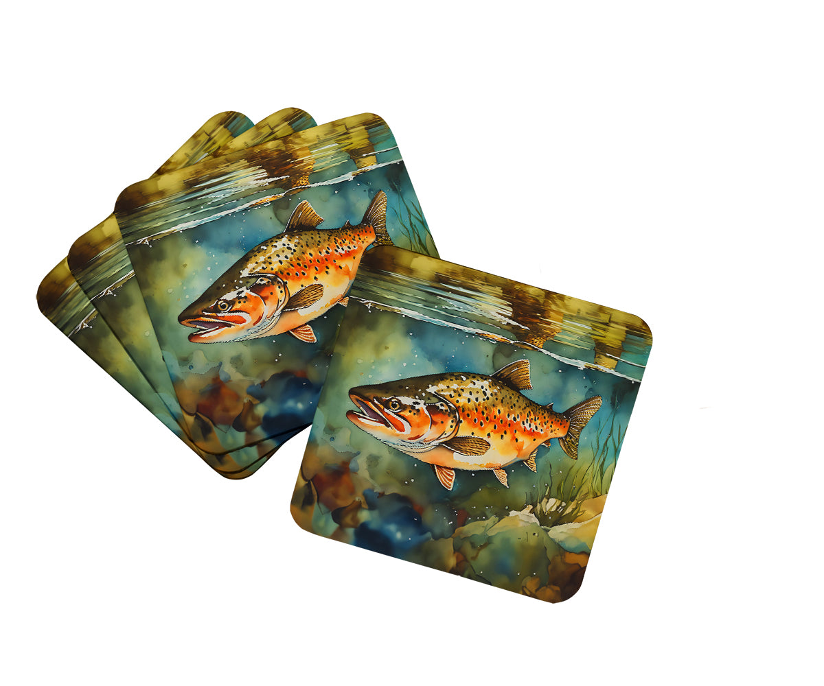 Buy this Brown Trout Foam Coasters