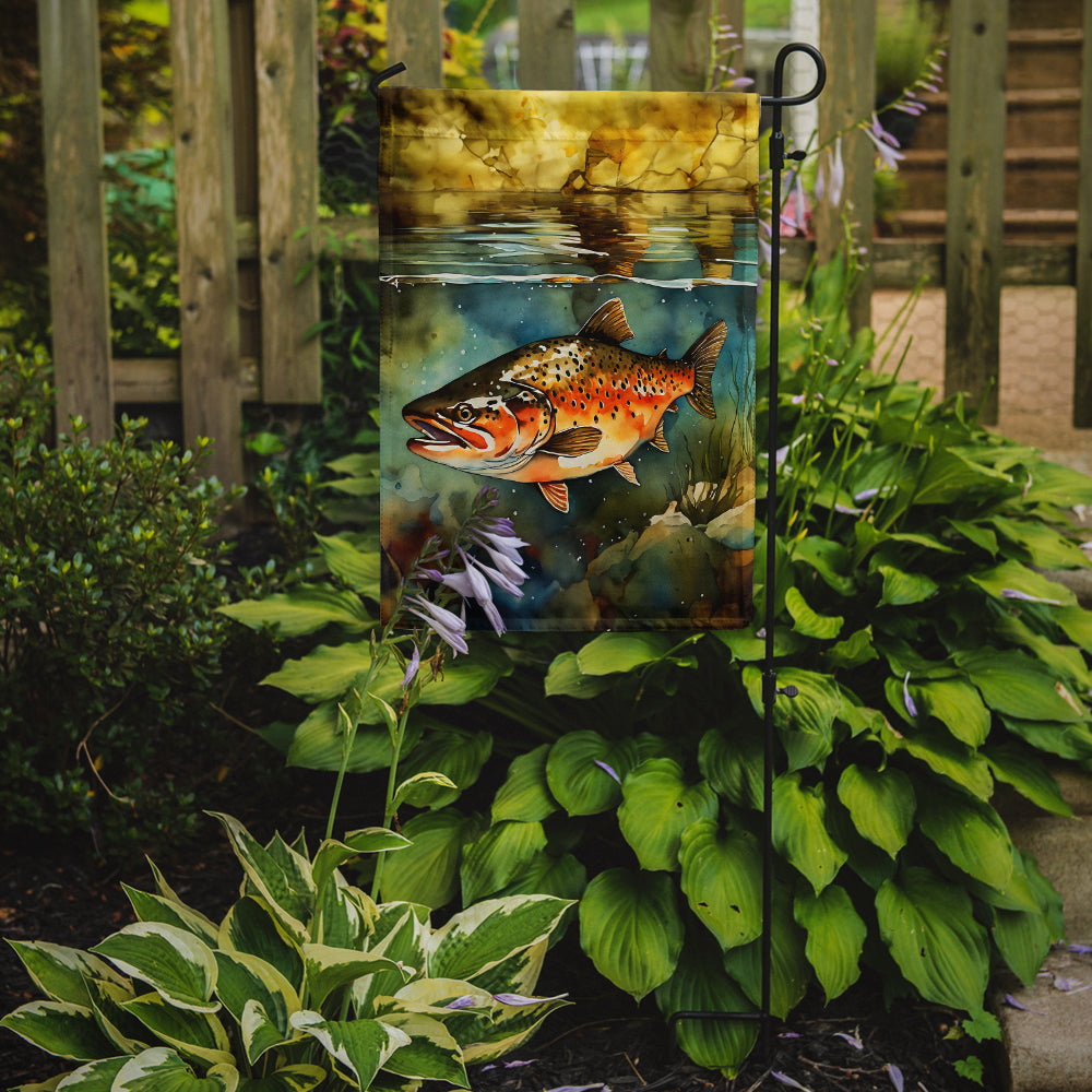 Brown Trout Garden Flag