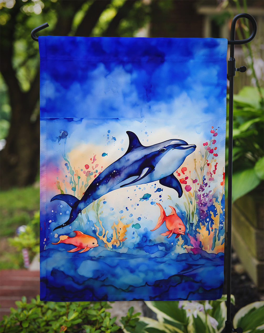 Dolphin Garden Flag