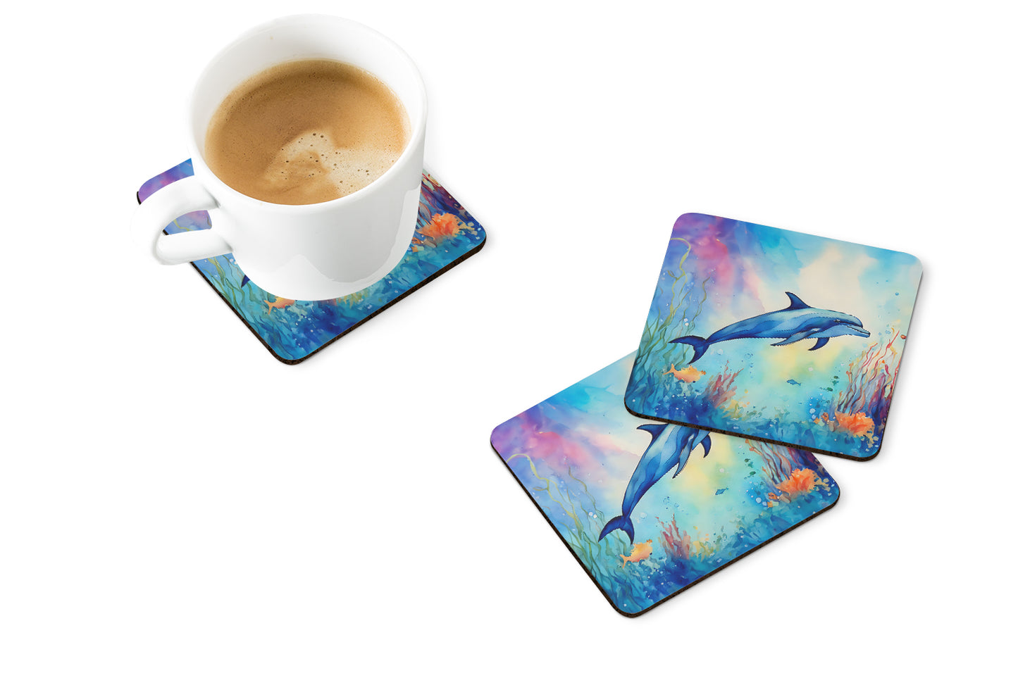 Dolphin Foam Coasters