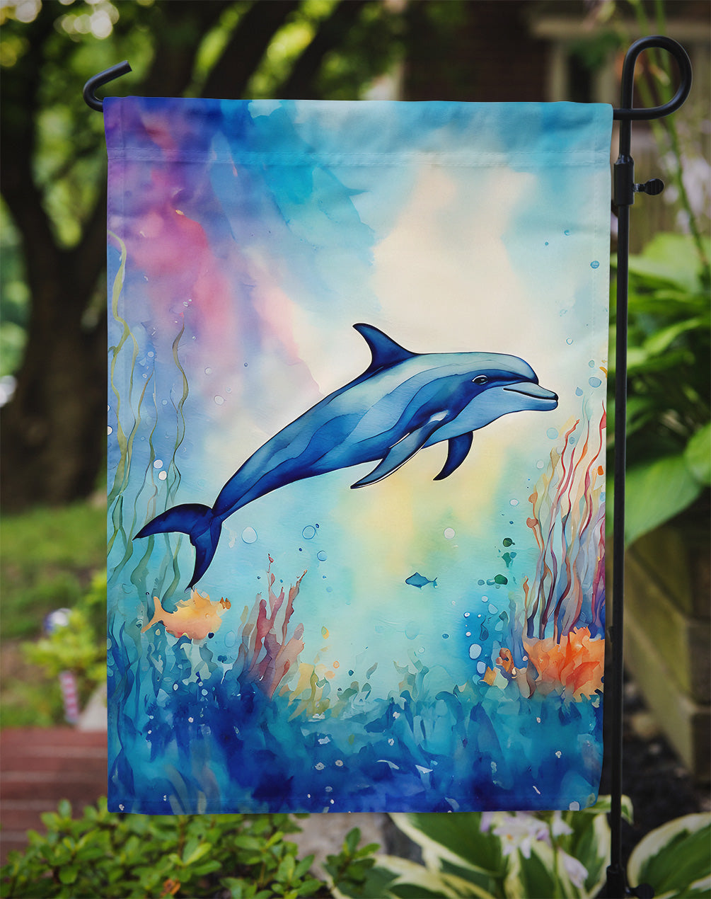 Dolphin Garden Flag