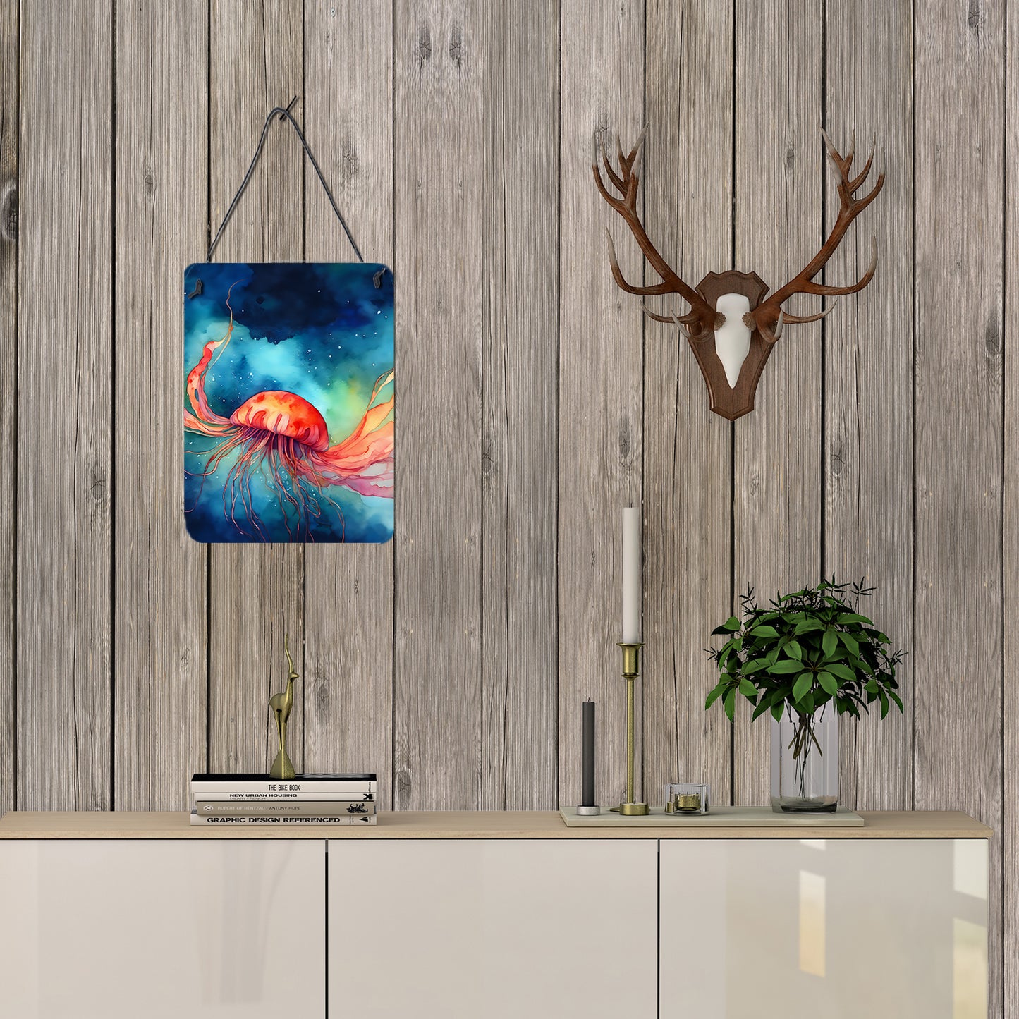 Jellyfish Wall or Door Hanging Prints