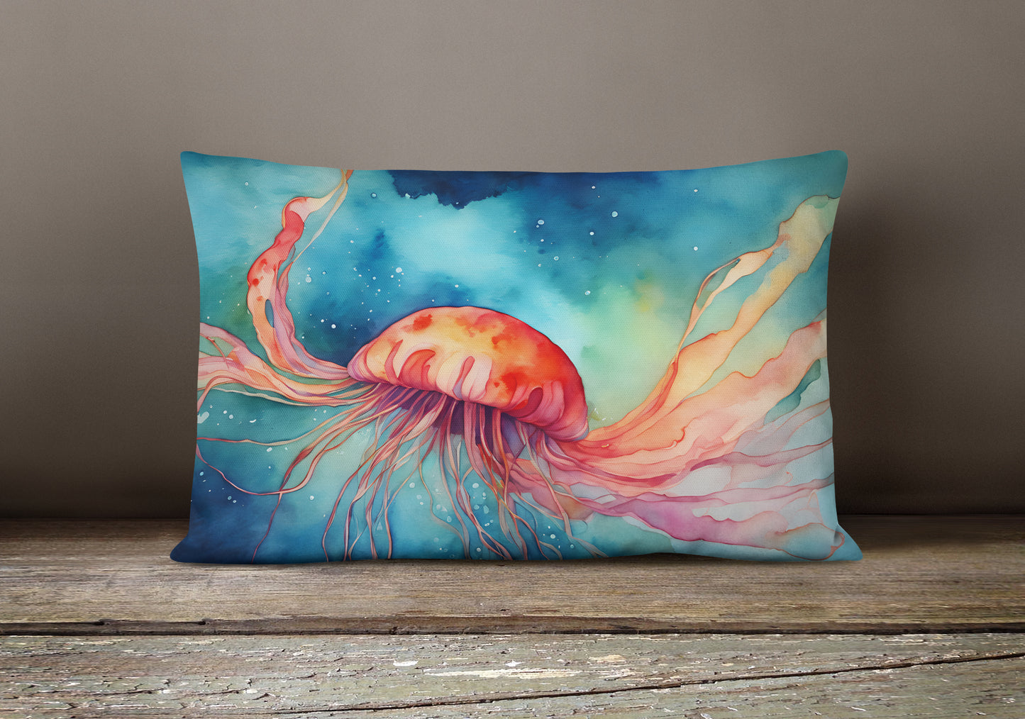 Jellyfish Throw Pillow