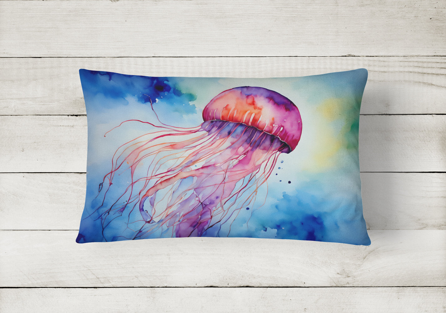 Jellyfish Throw Pillow