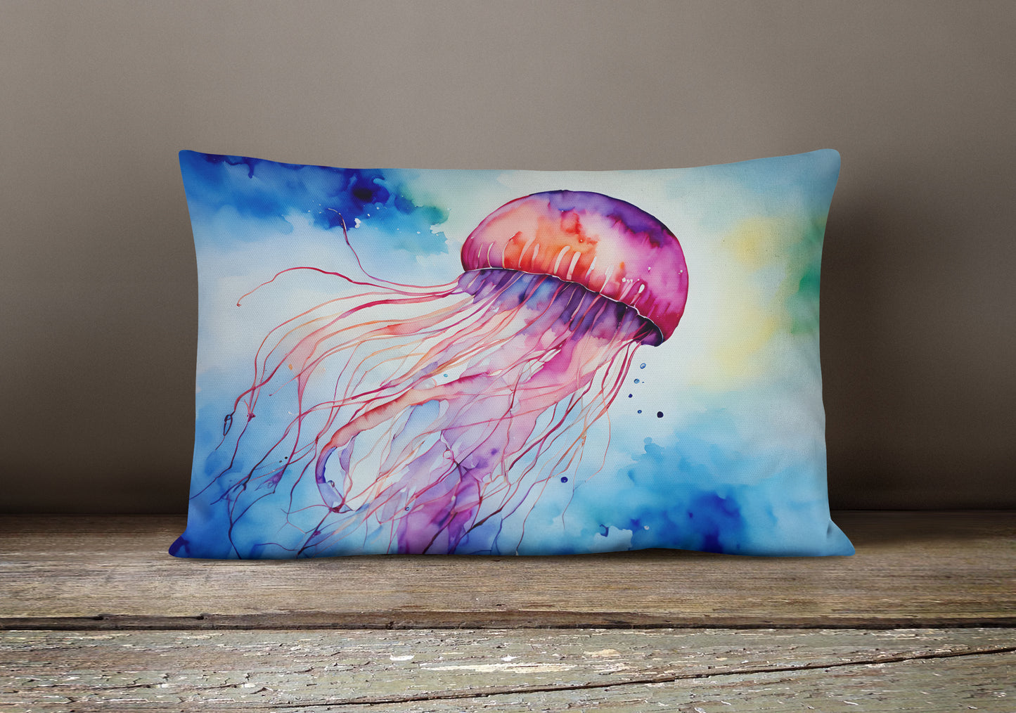 Jellyfish Throw Pillow