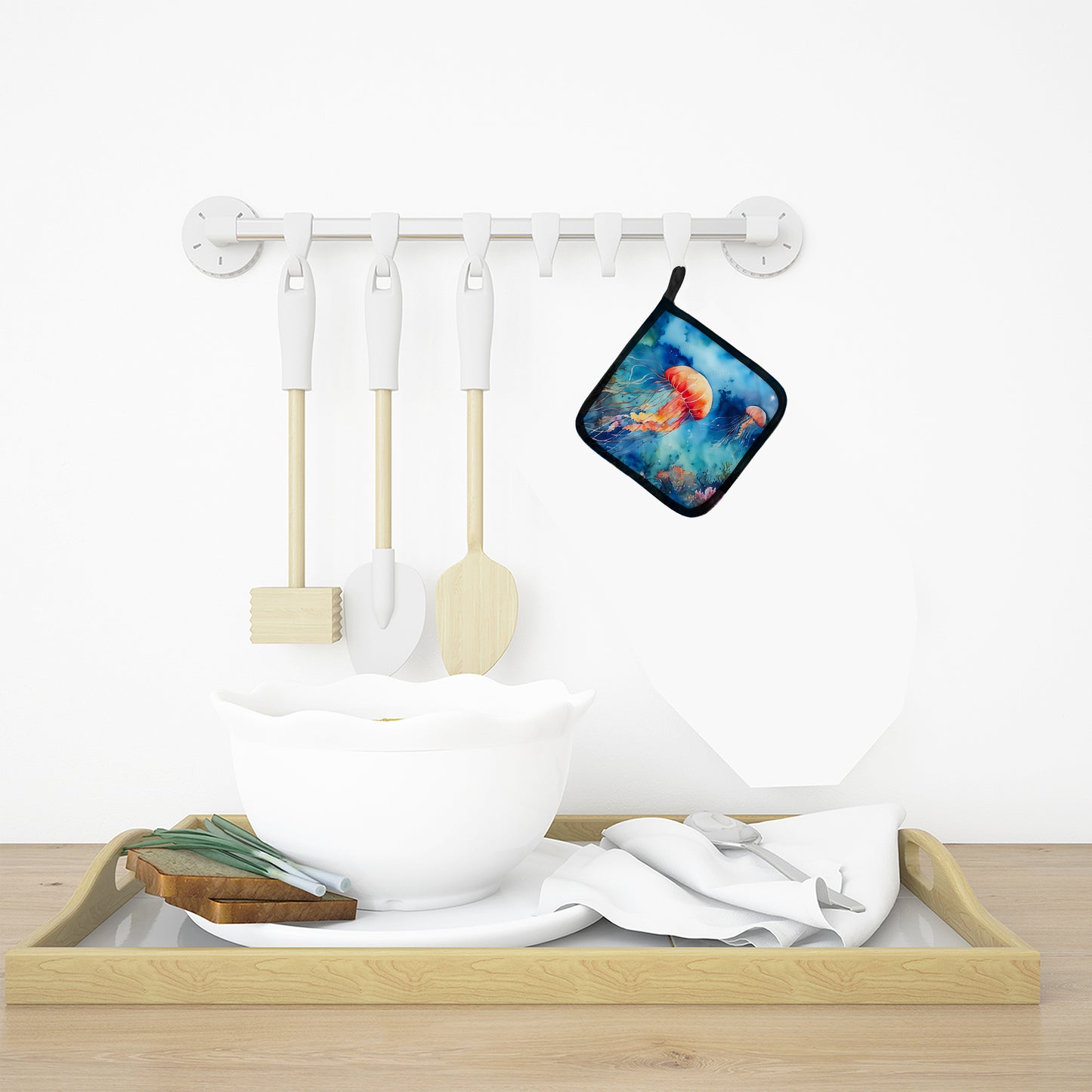 Jellyfish Pair of Pot Holders