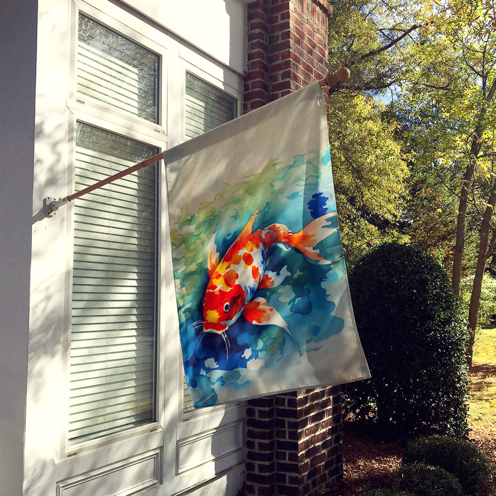 Koi Fish House Flag