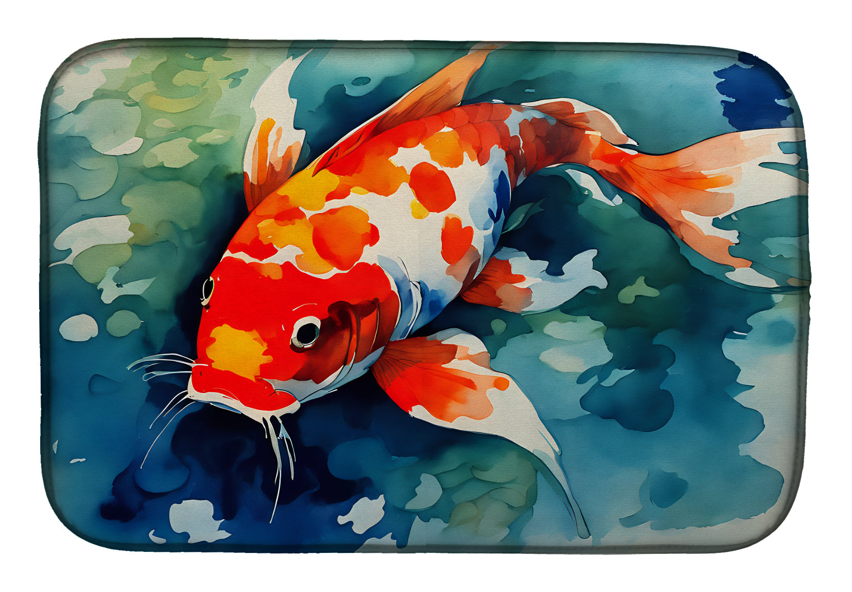 Buy this Koi Fish Dish Drying Mat