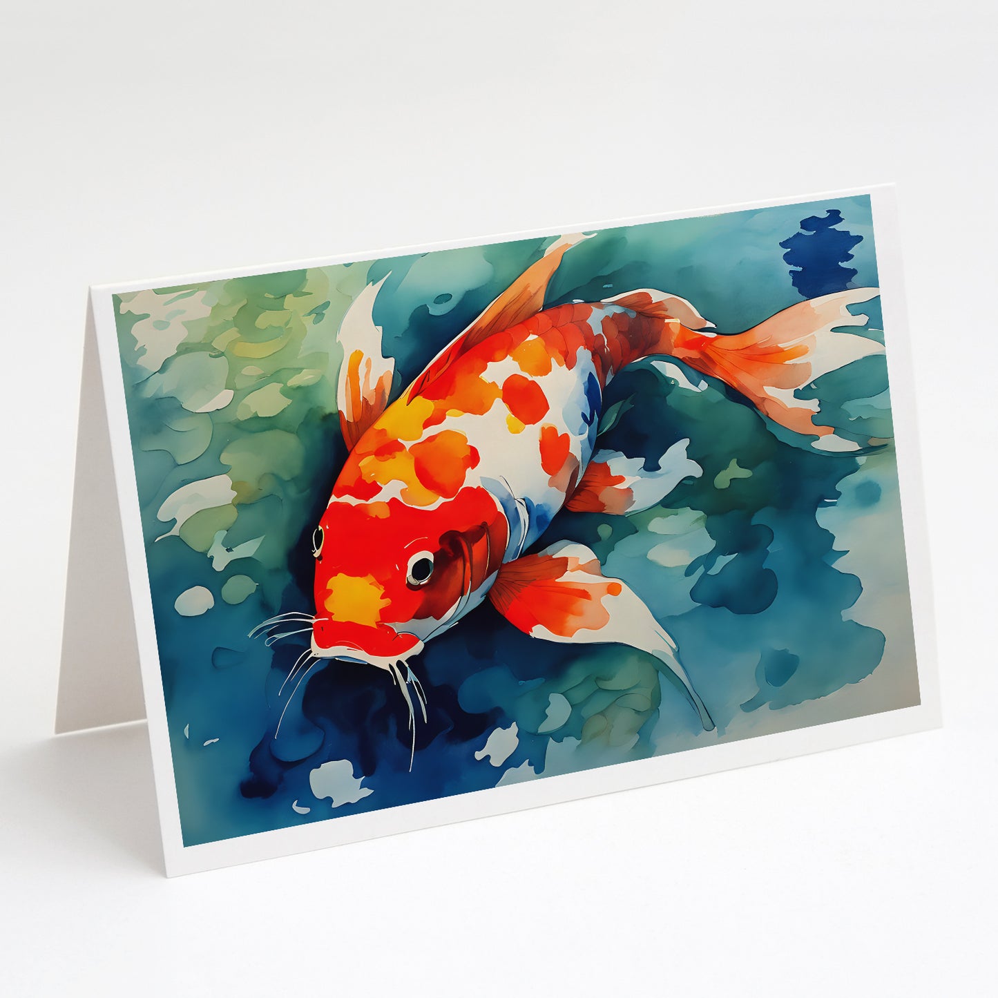 Buy this Koi Fish Greeting Cards Pack of 8