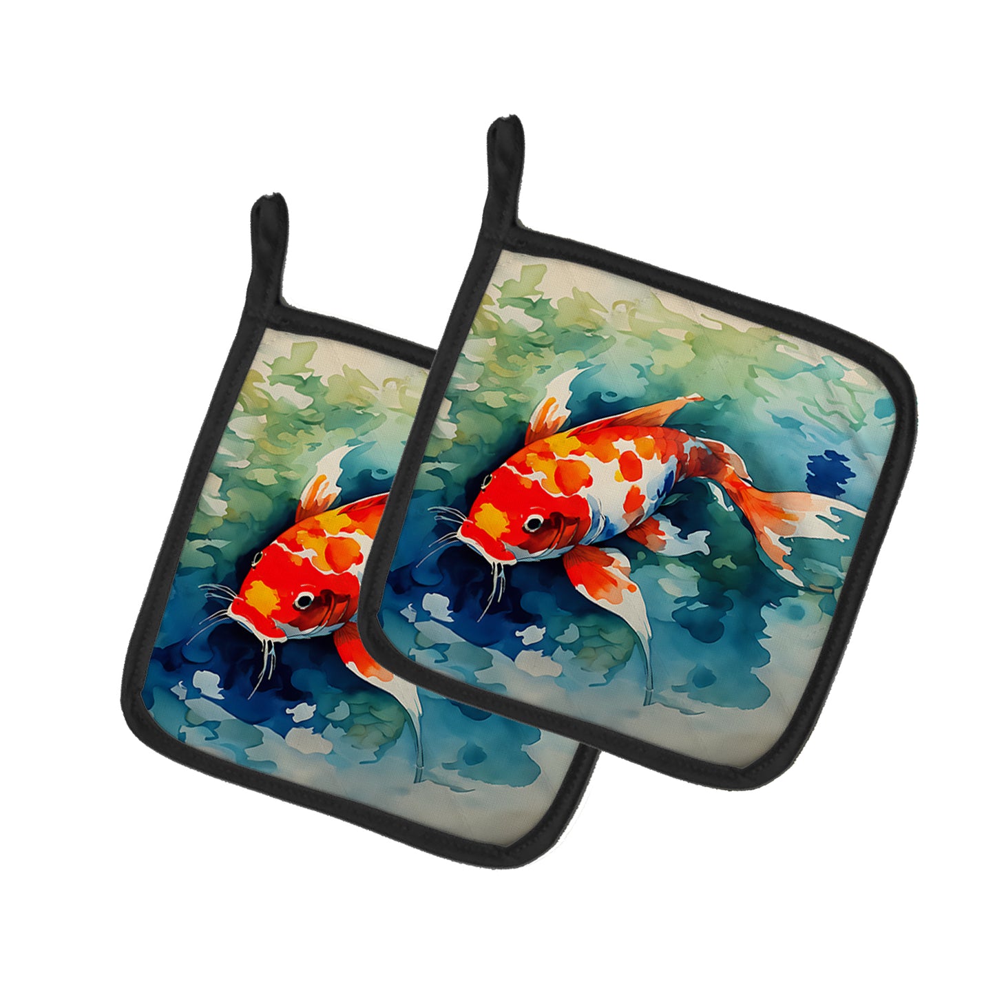 Buy this Koi Fish Pair of Pot Holders