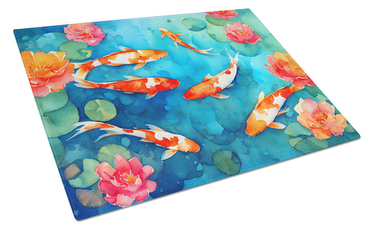 Buy this Koi Fish Glass Cutting Board