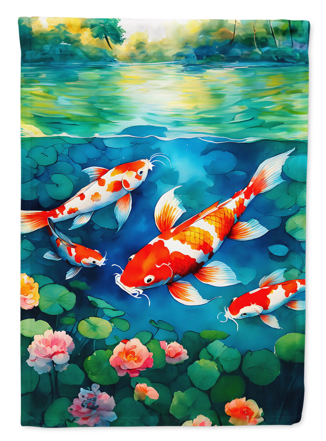 Buy this Koi Fish House Flag