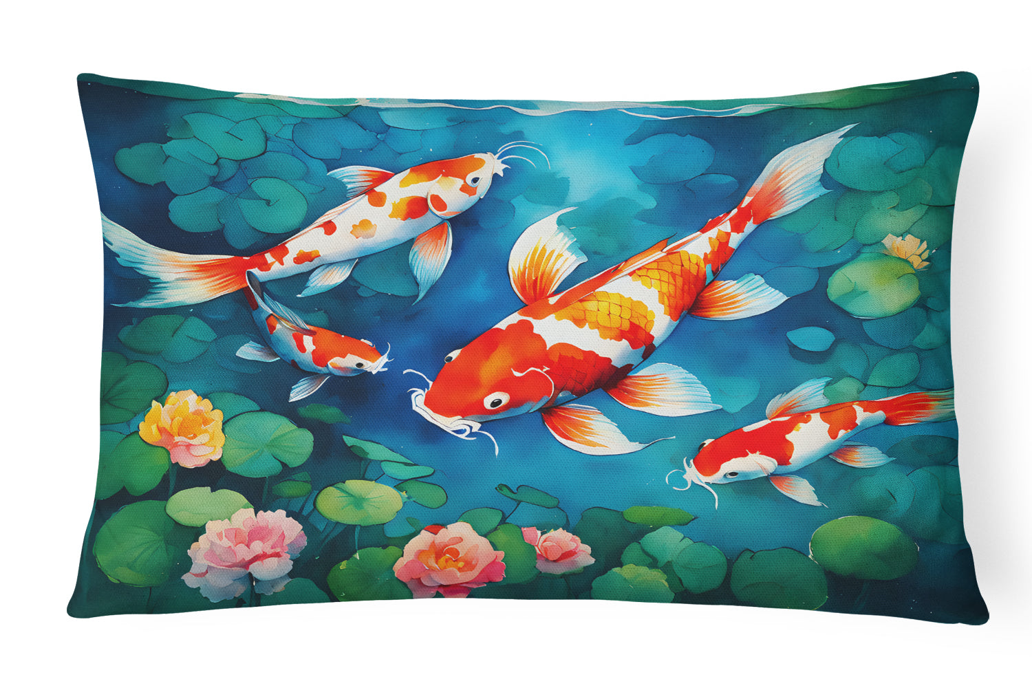 Buy this Koi Fish Throw Pillow