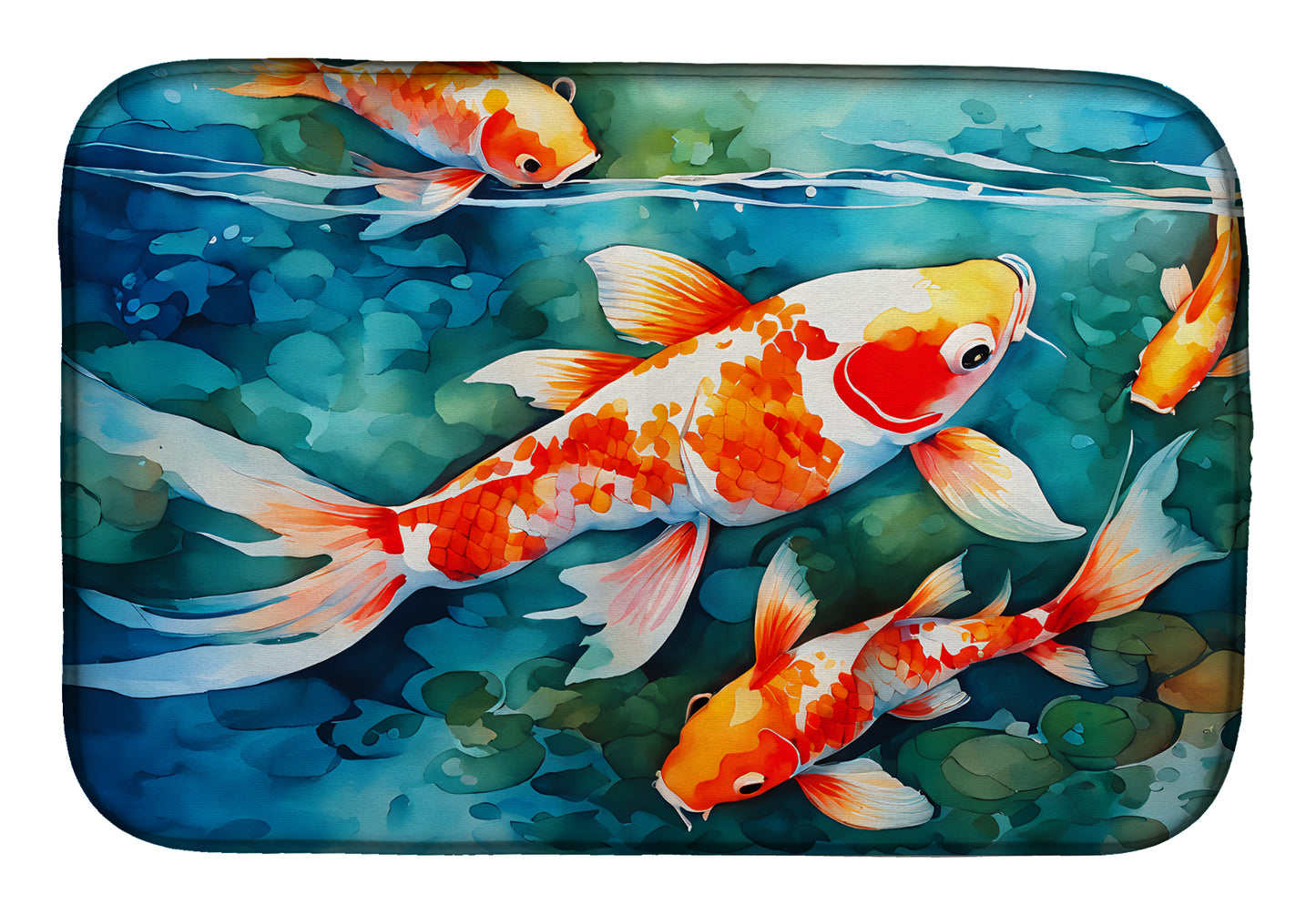 Buy this Koi Fish Dish Drying Mat