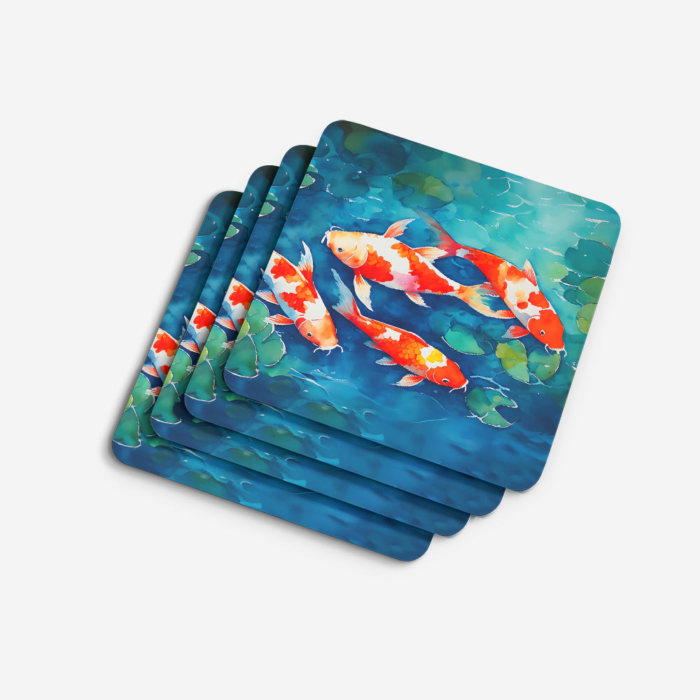 Koi Fish Foam Coasters