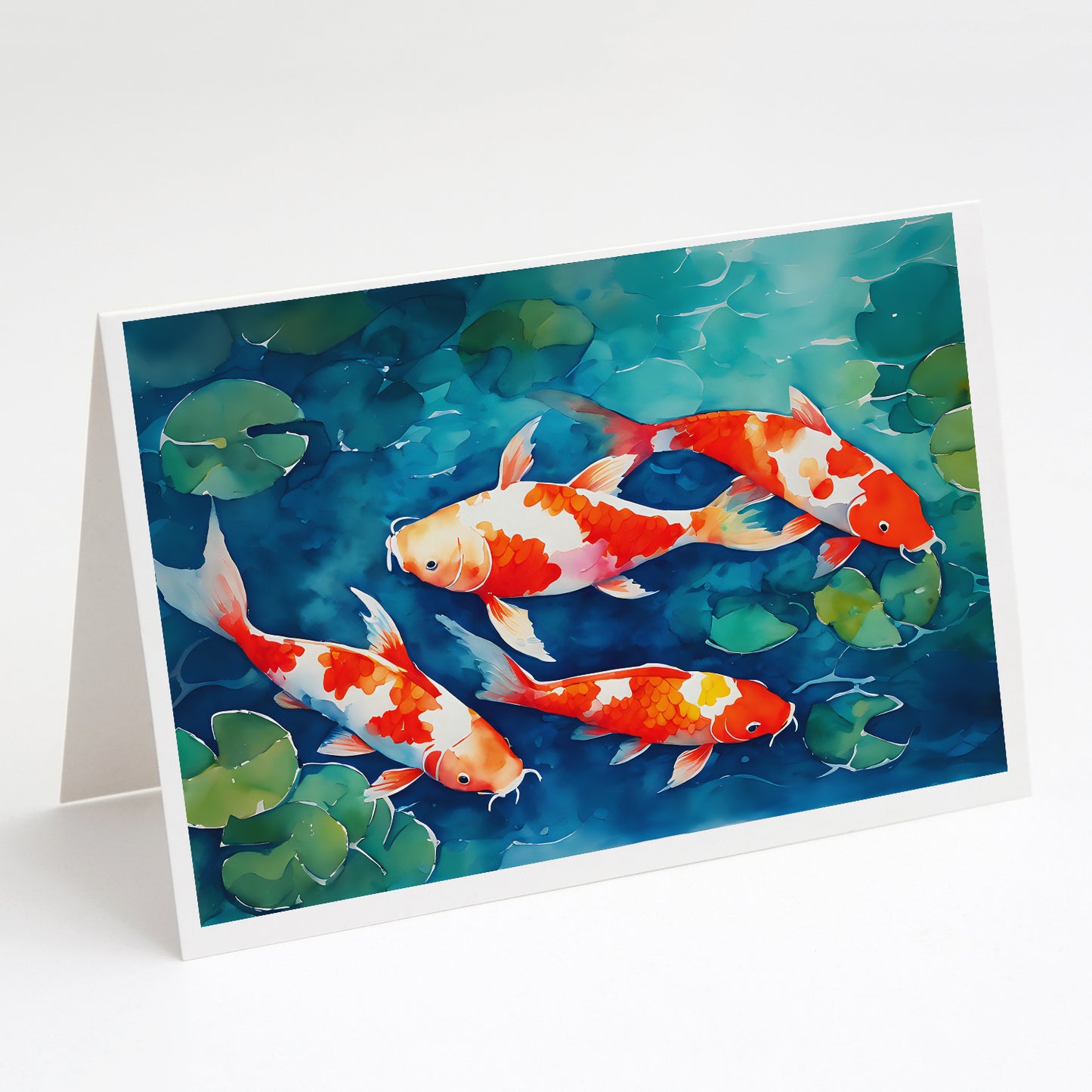 Buy this Koi Fish Greeting Cards Pack of 8