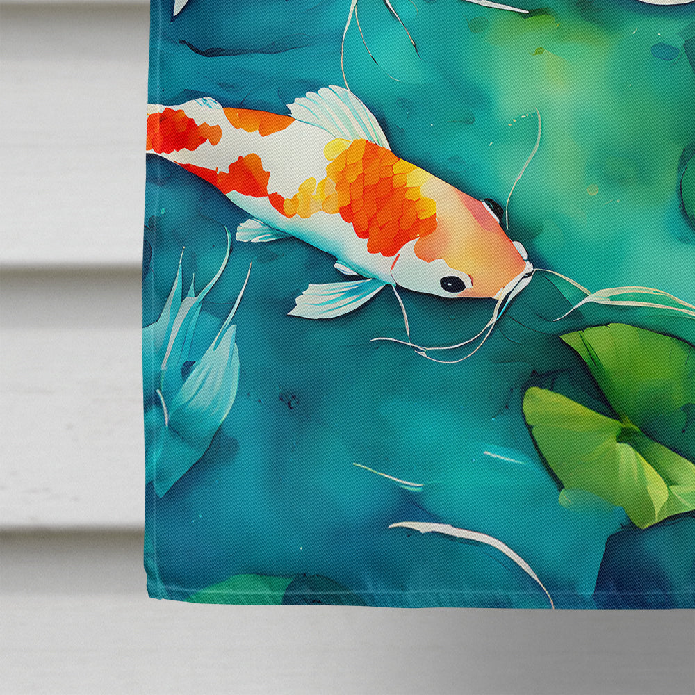 Koi Fish House Flag