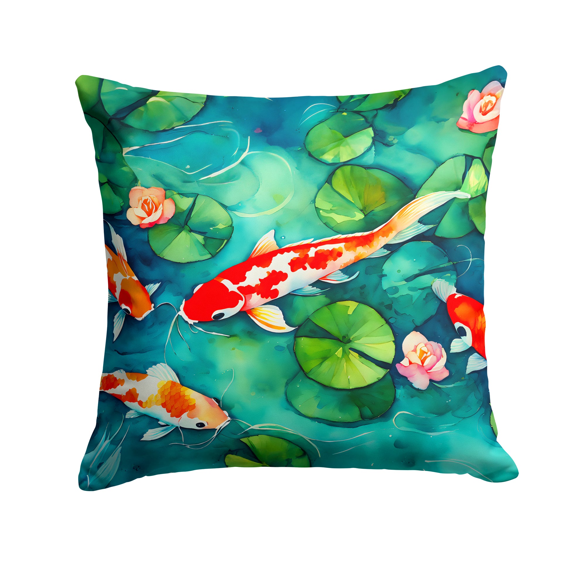 Buy this Koi Fish Throw Pillow