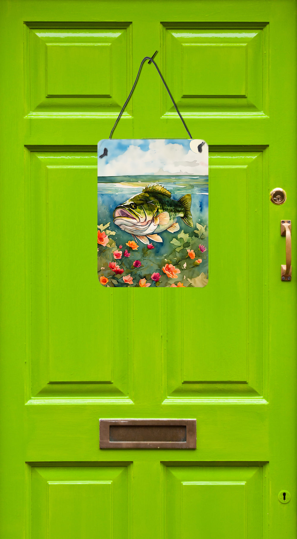 Largemouth Bass Wall or Door Hanging Prints