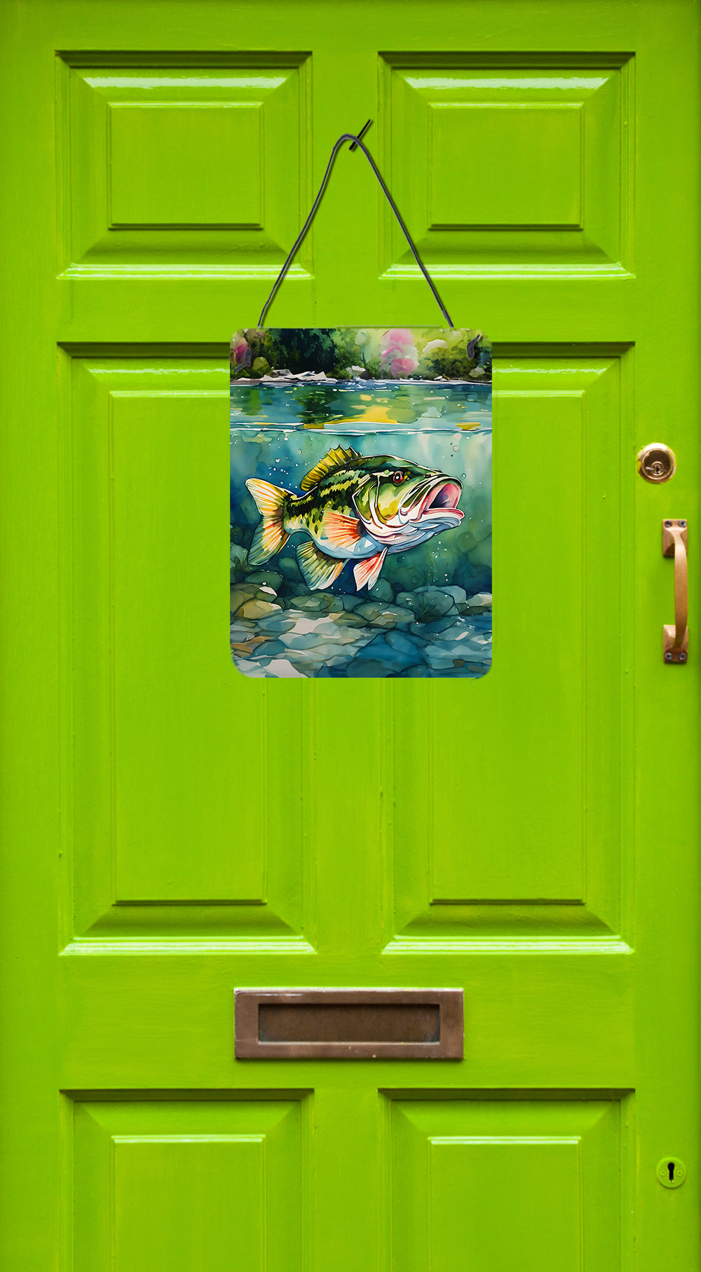 Largemouth Bass Wall or Door Hanging Prints