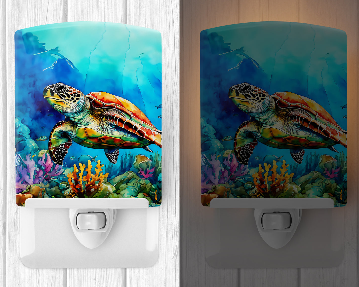 Loggerhead Sea Turtle Ceramic Night Light