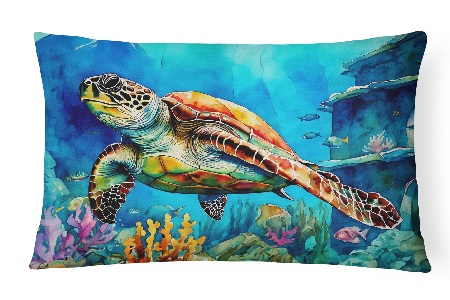 Buy this Loggerhead Sea Turtle Throw Pillow