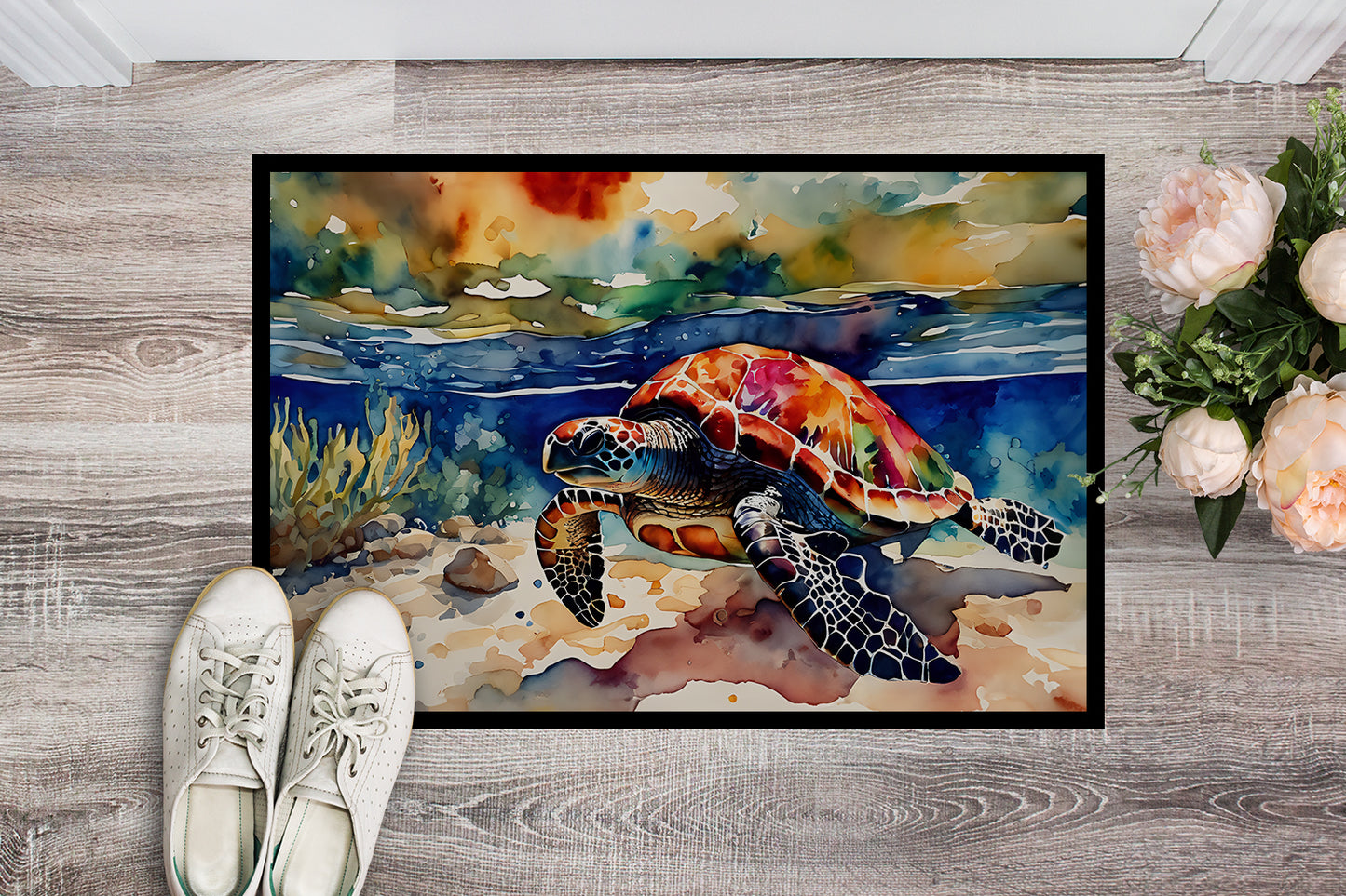 Loggerhead Sea Turtle Doormat