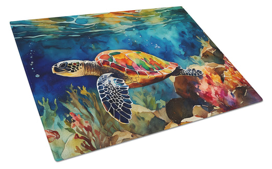 Buy this Loggerhead Sea Turtle Glass Cutting Board