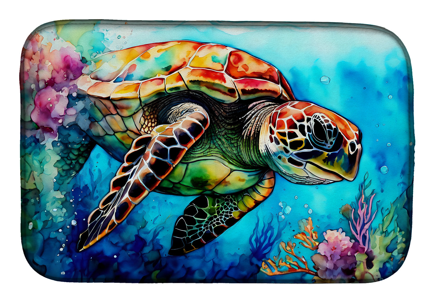 Buy this Loggerhead Sea Turtle Dish Drying Mat