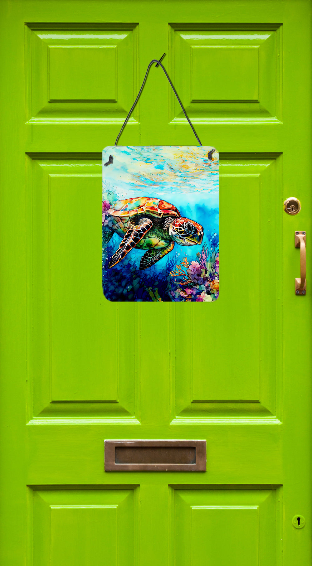 Loggerhead Sea Turtle Wall or Door Hanging Prints