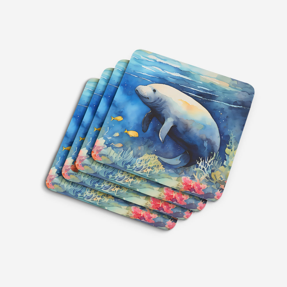 Manatee Foam Coasters