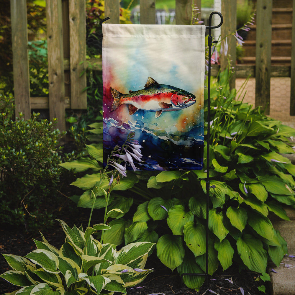 Rainbow Trout Garden Flag